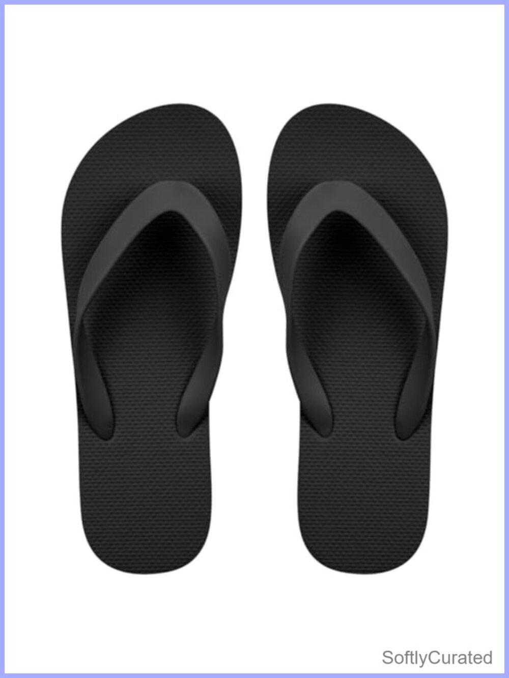 Platform Rubber Flip Flops Lightweight Non-Slip Beach Thong Sandals